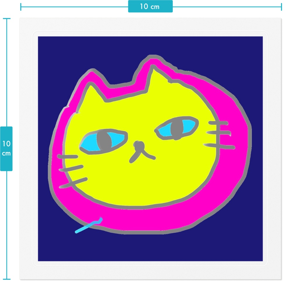 ねこここねこねなみなみステッカー