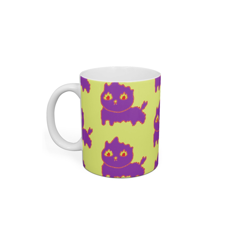 ねこここねこねふぁいやーマグカップ