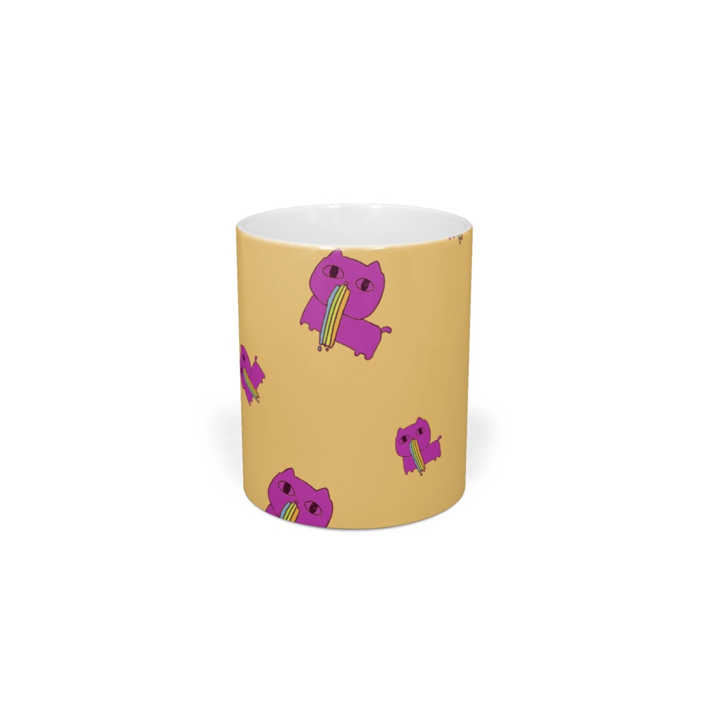 ねこここねこねれいんぼーマグカップ