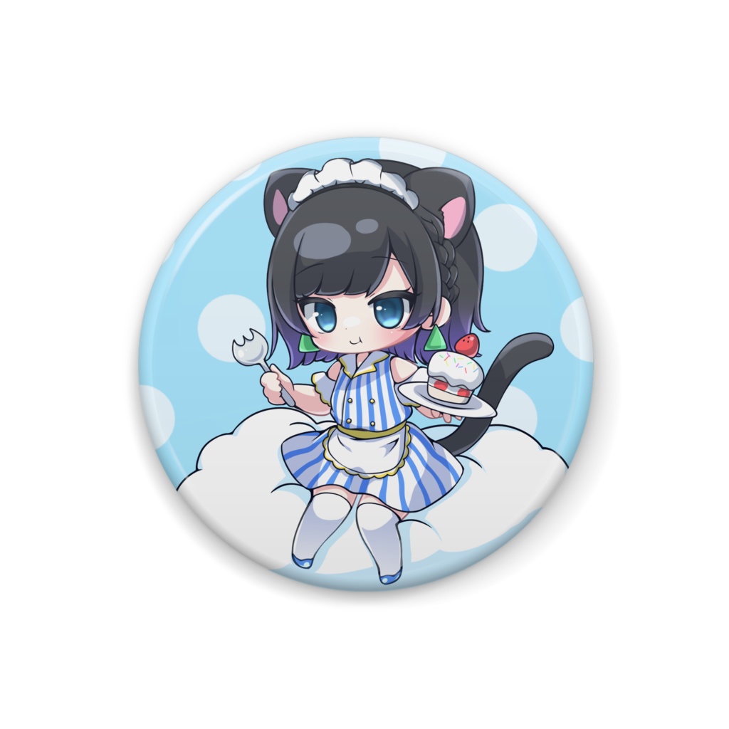 【誕生日記念】まるみ 缶バッジ (ヒキver.)