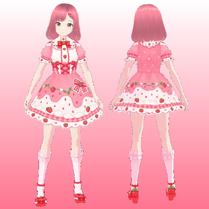 【VRoid衣装】いちご