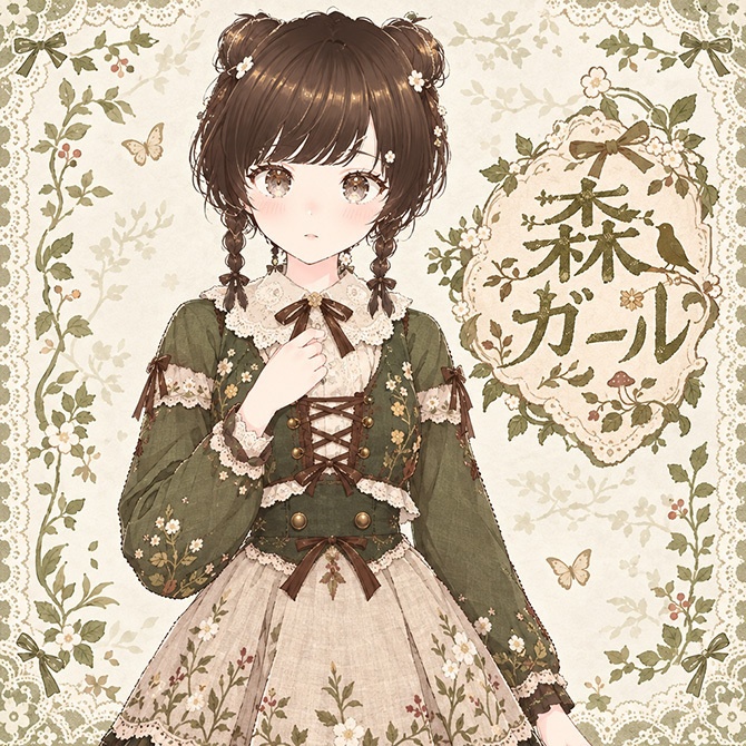 【VRoid衣装】森ガール