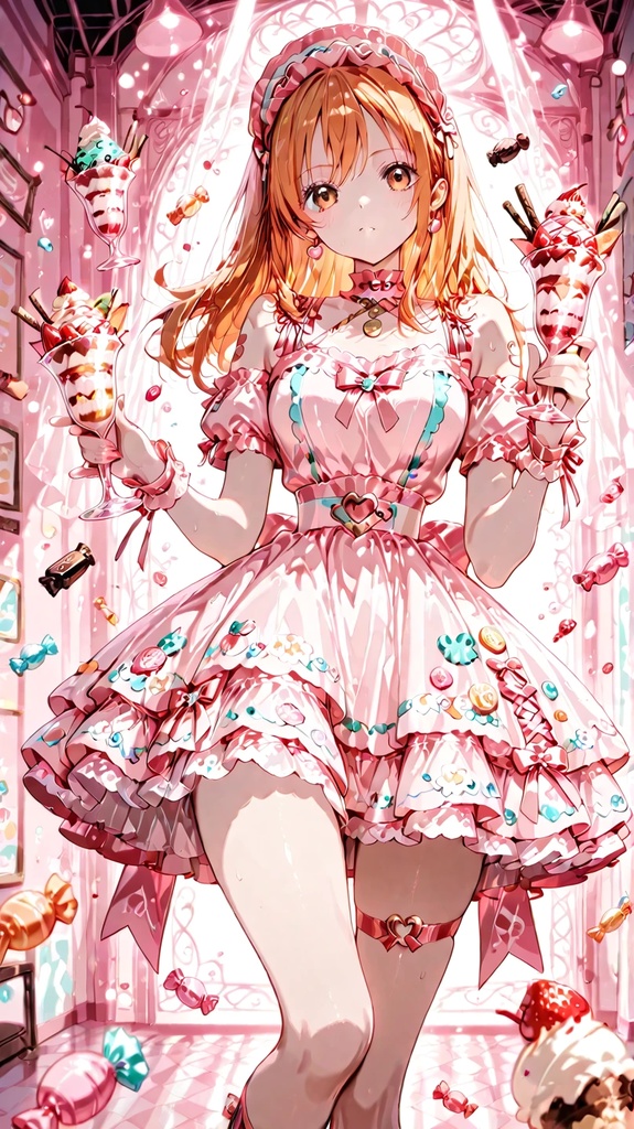 Lolita Dressed Girl inspired by Nami/ONEPIECE