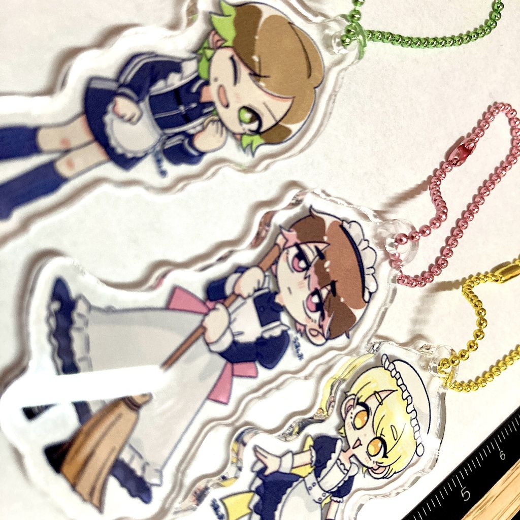 めろめろ基地 メイドさんアクキー