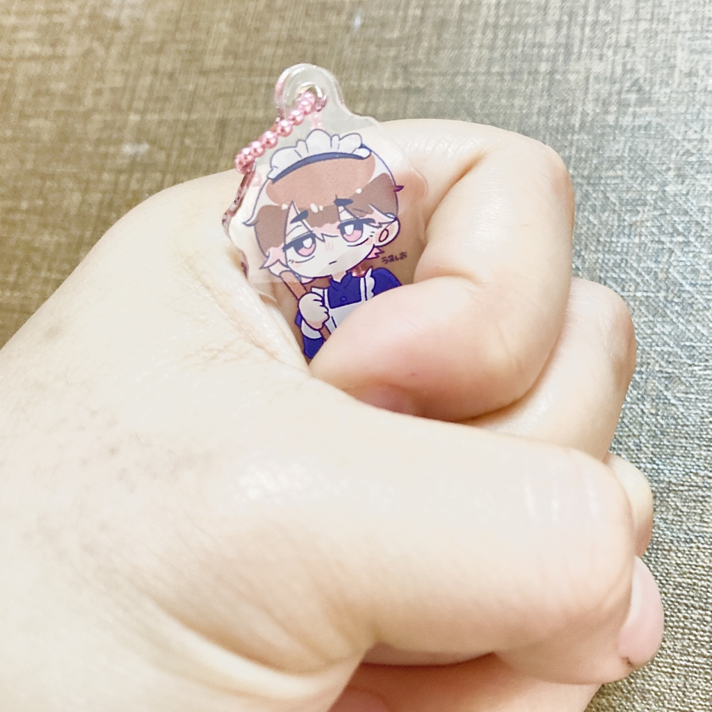 めろめろ基地 メイドさんアクキー