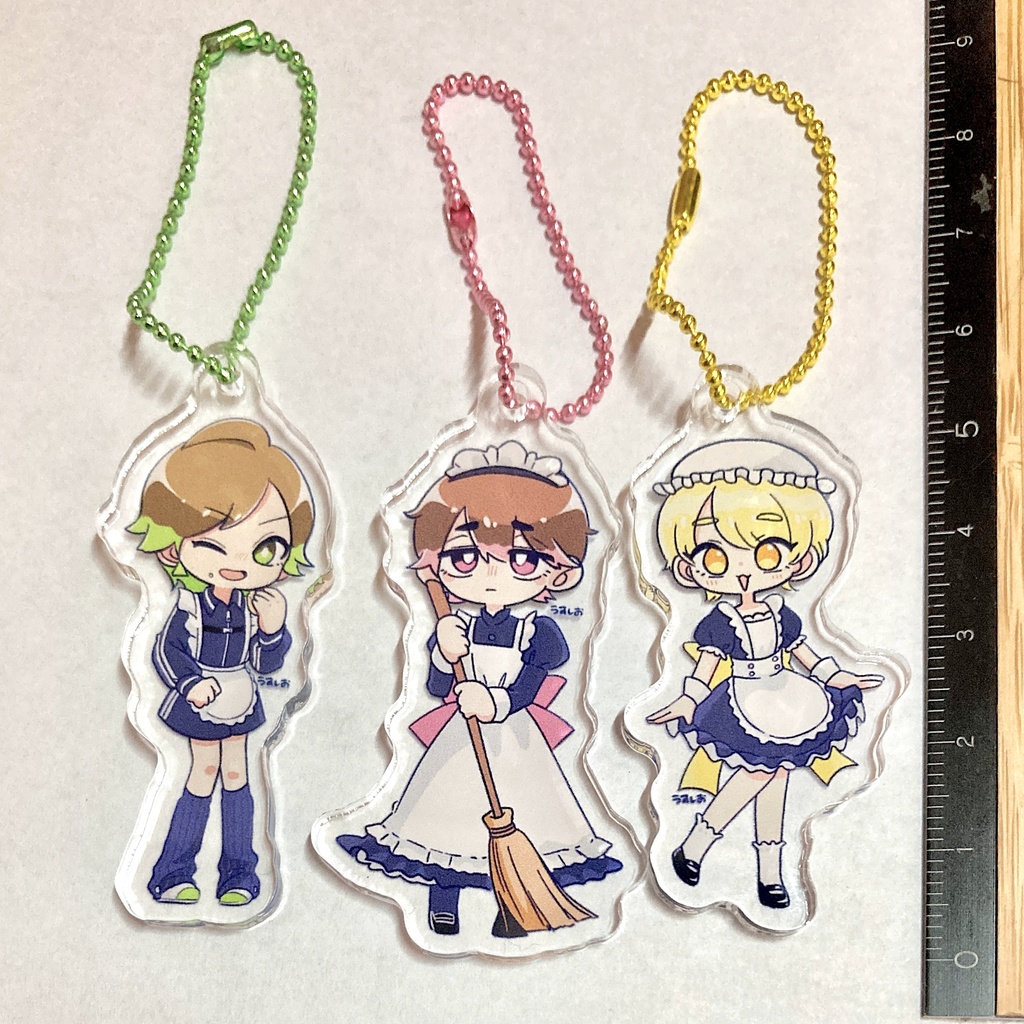 めろめろ基地 メイドさんアクキー