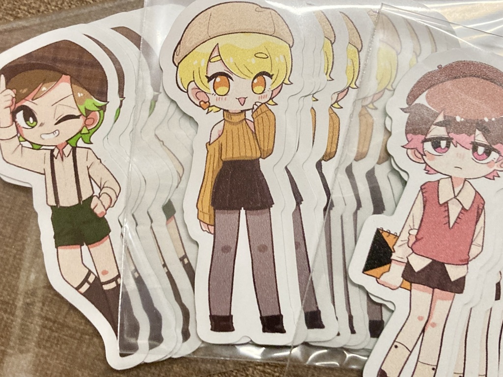 【めろめろ基地】ダイカットステッカー