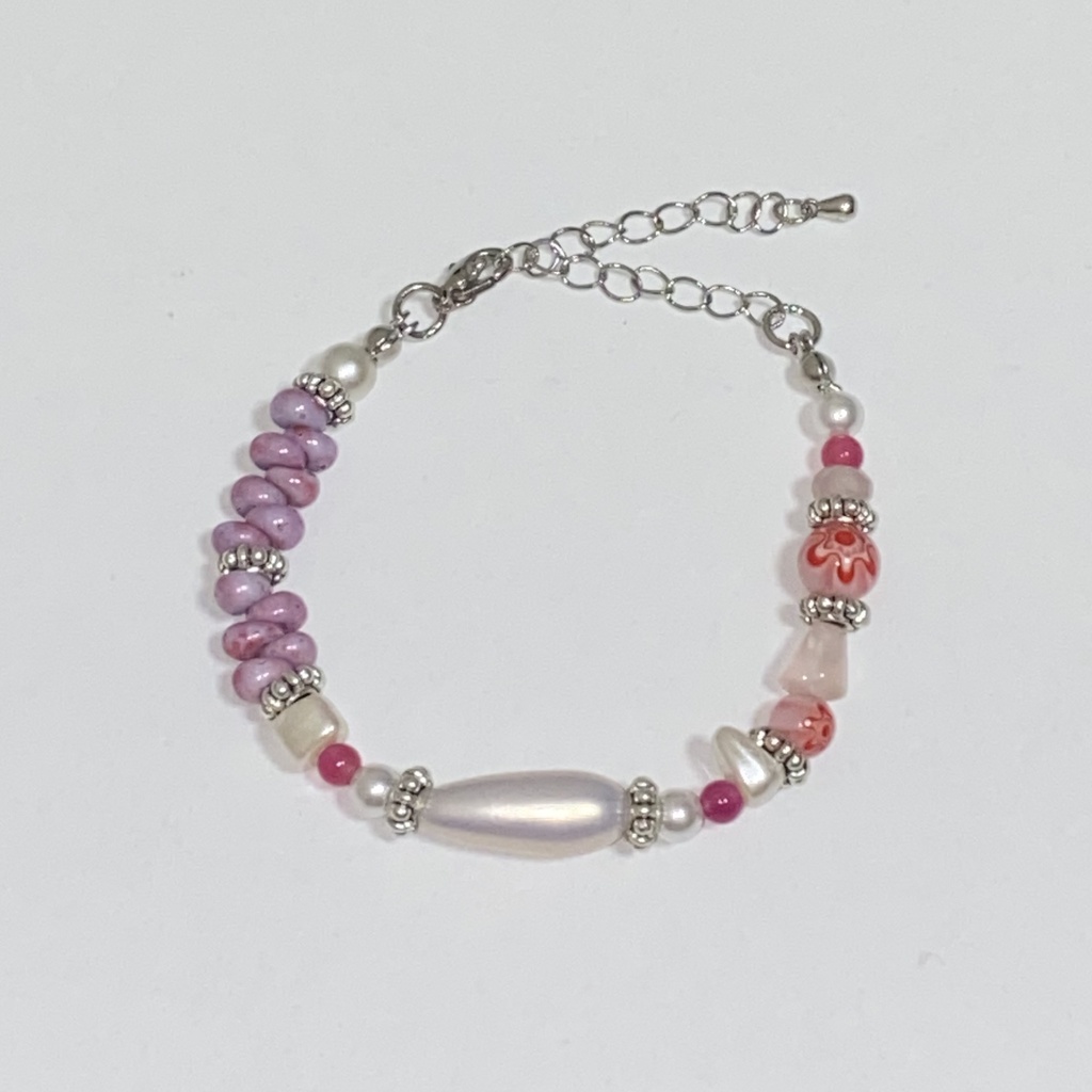 pink bracelet