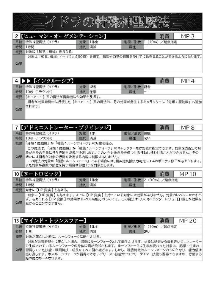 プラリファレイトルインズ―ルーンフォークの太母―