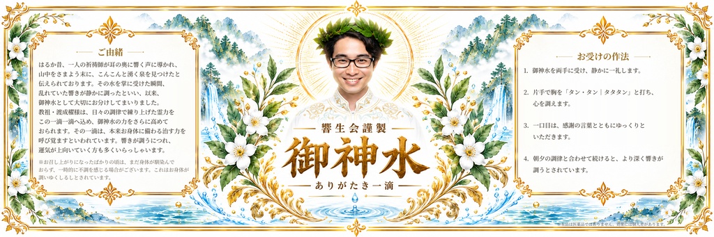【寄神村】なんでも御神水ステッカー(全3種)