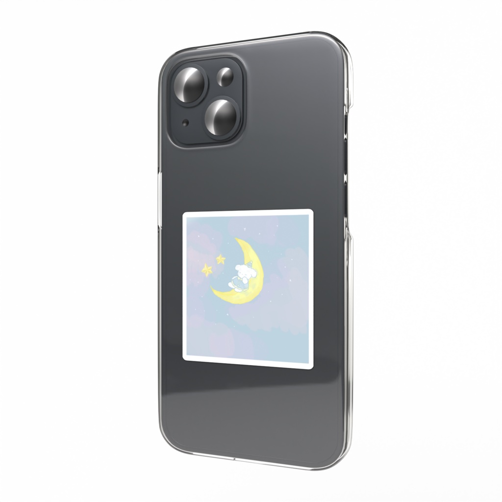 三日月の上でお眠り