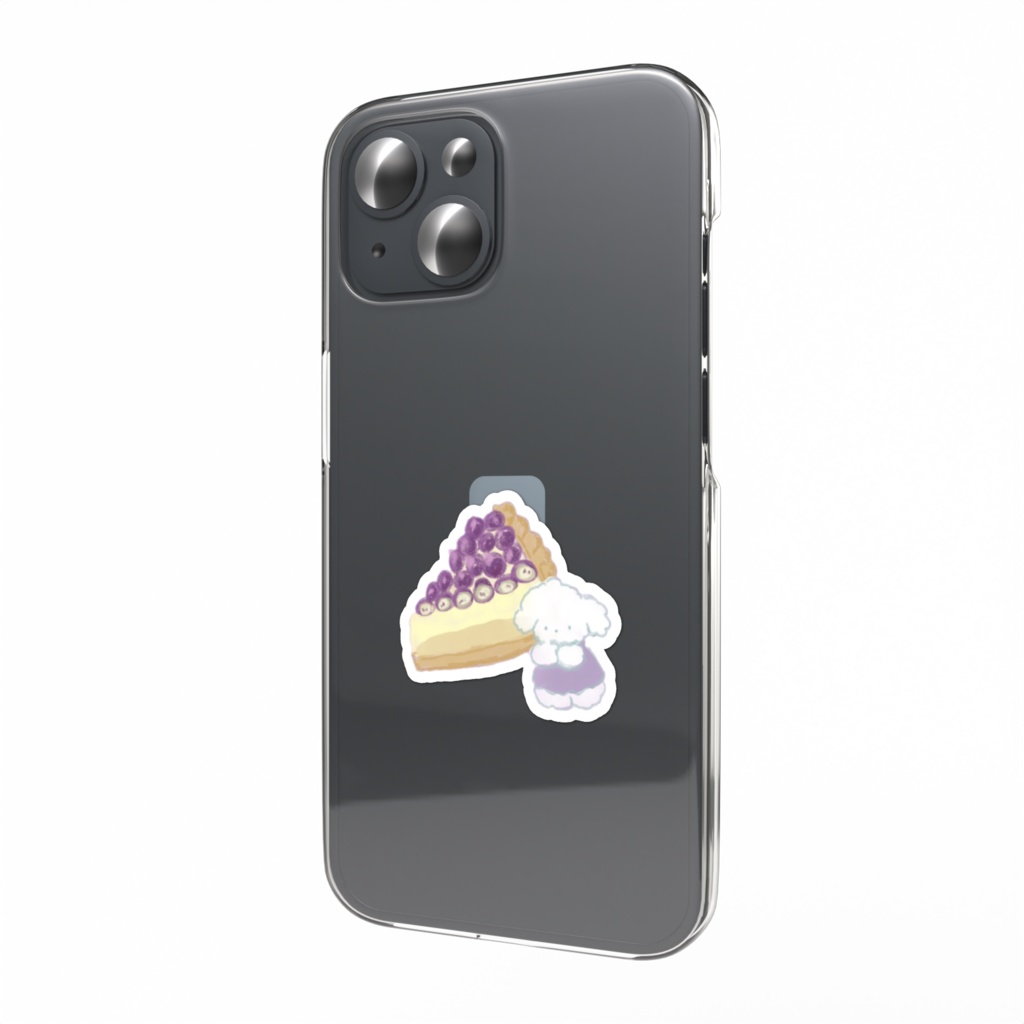 ブルーベリータルトとわんこ