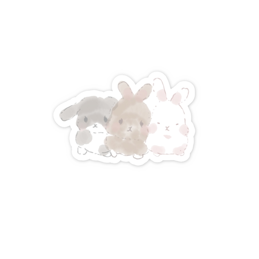ふわふわうさぎ