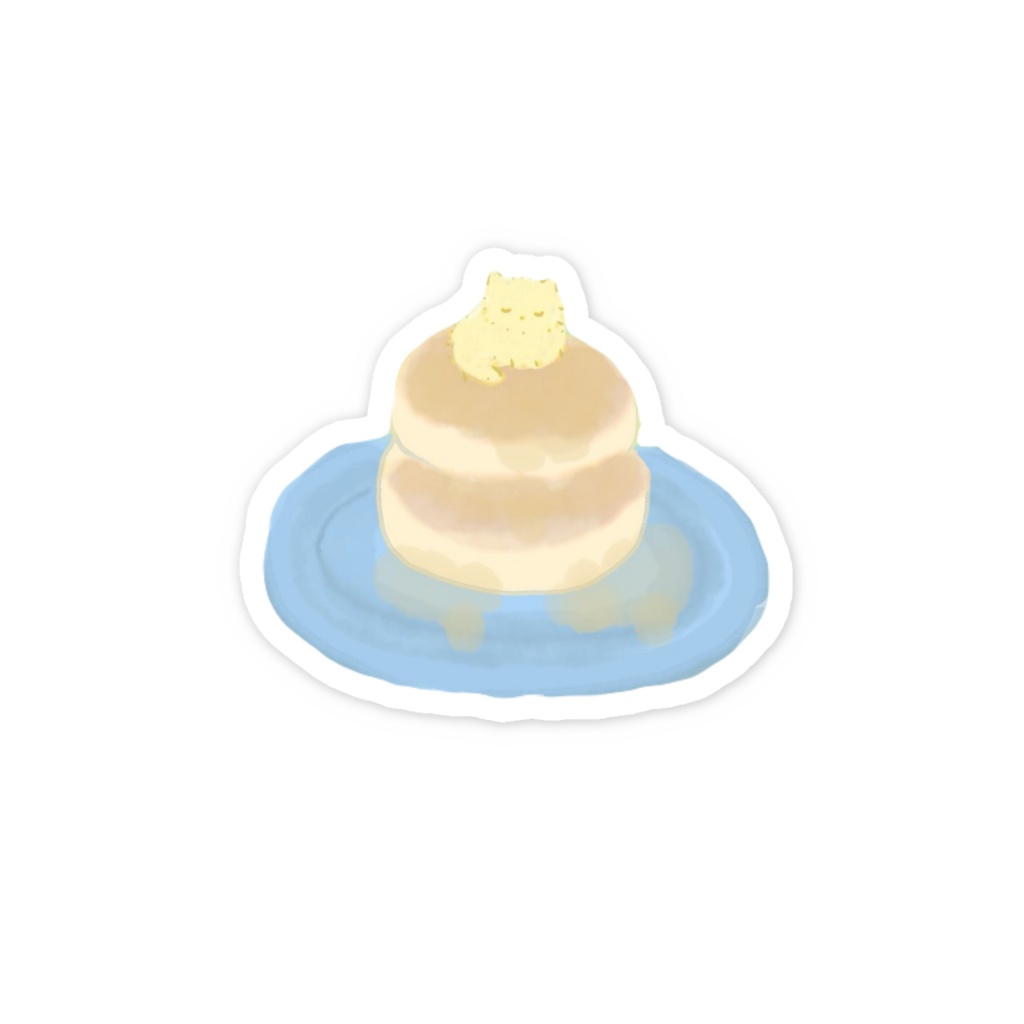 バターなにゃんこ（ホットケーキ）