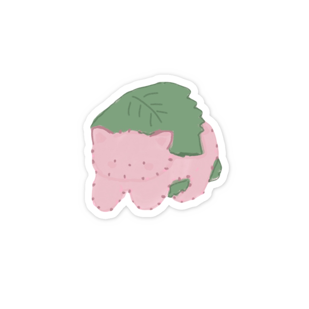 桜餅にゃんこ