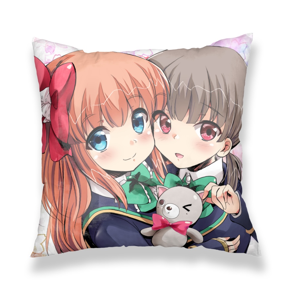 [10周年]苗＆睦、陽歌＆桃子の仲良しクッションカバー