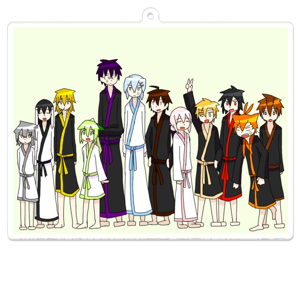 十二支アクリルキーホルダー