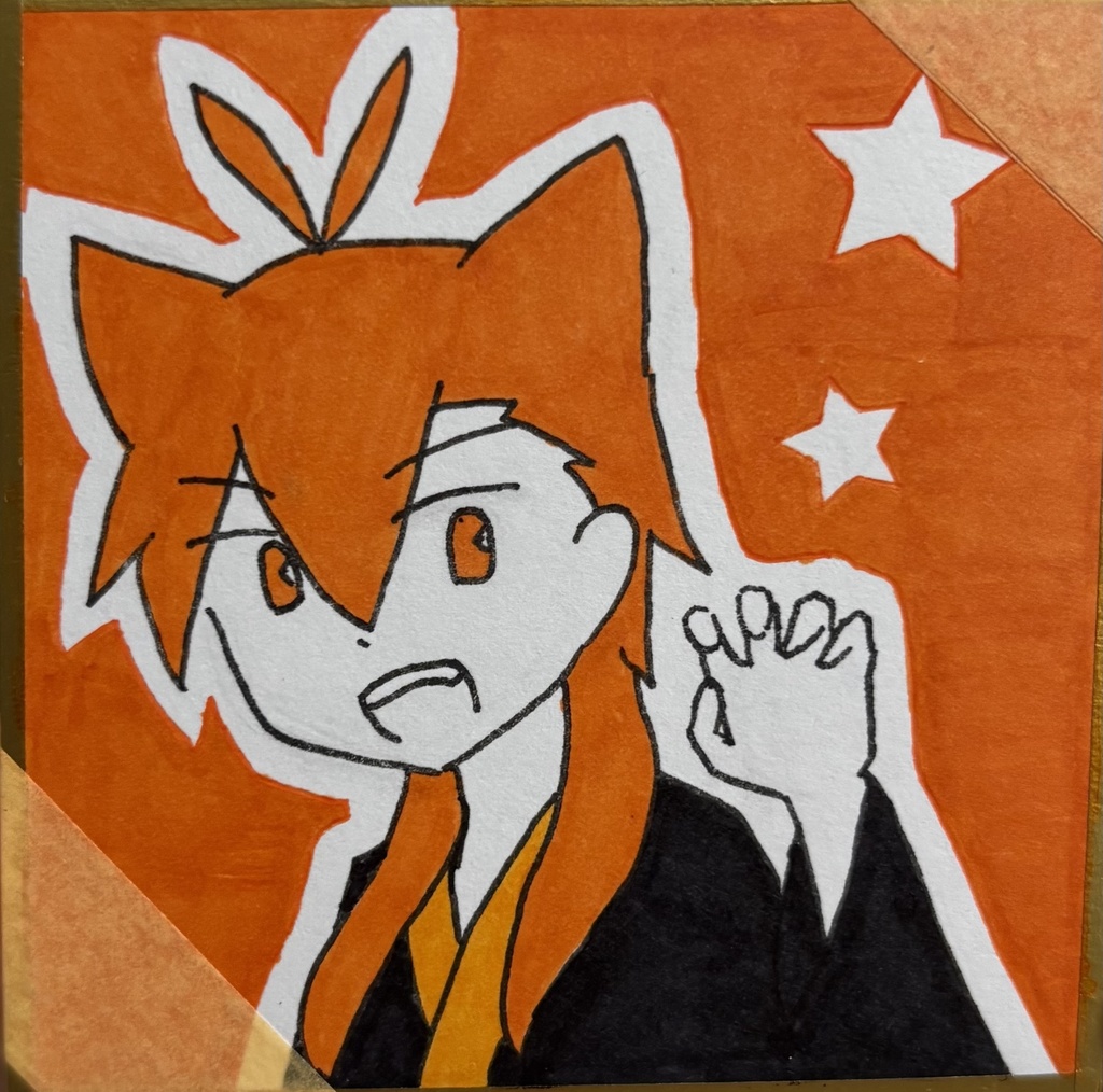十二支稀譚 ライガくん（戌）豆色紙