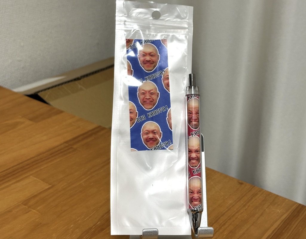 顔面ボールペン