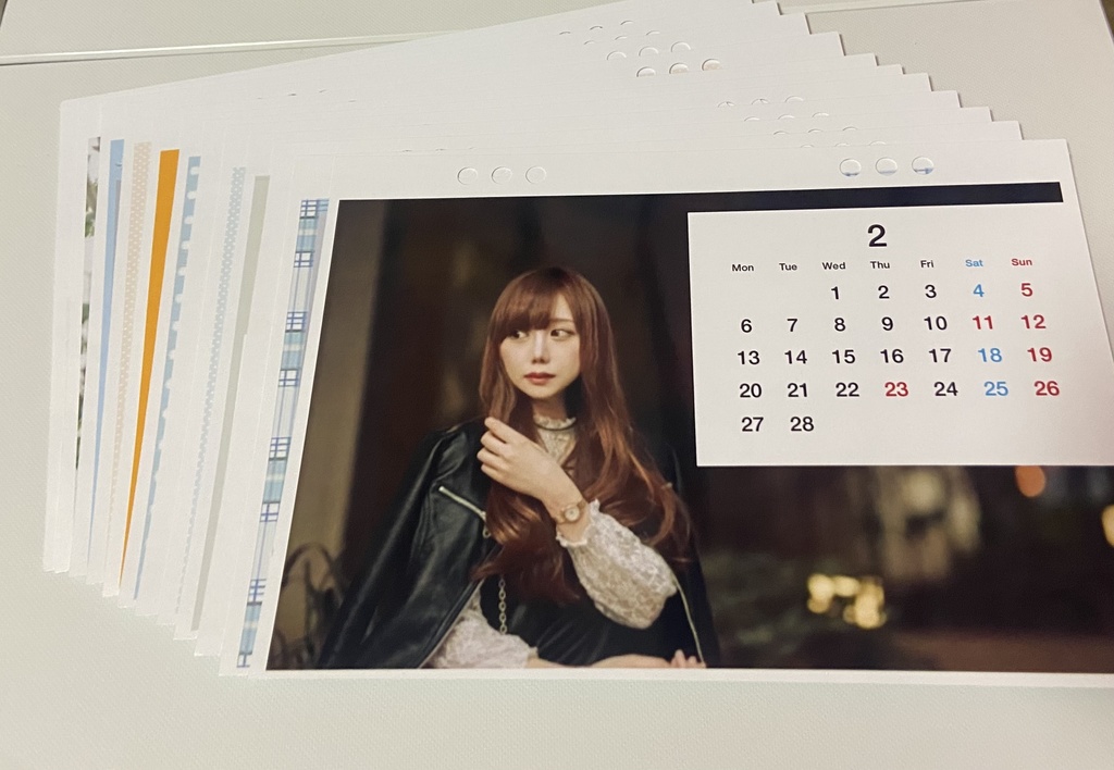 ２月から始まるカレンダー