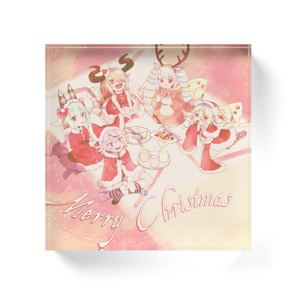 ASKクリスマス-アクリルブロック