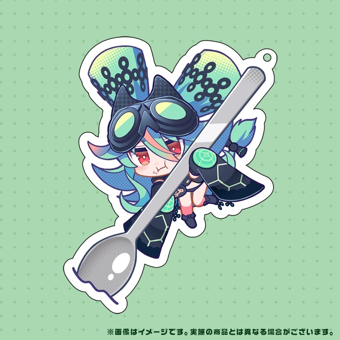 【受注生産】〈何都エア４周年記念グッズ〉もぐもぐアクキー『ぼくにおいしいもの食べさせてナ？』