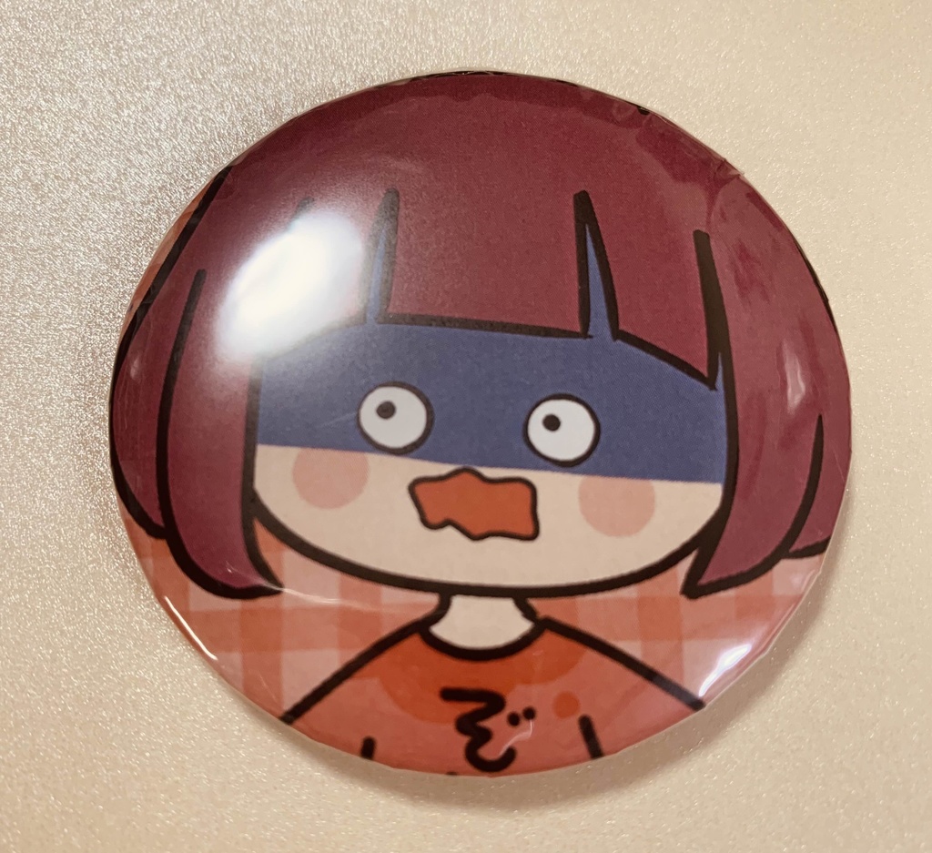 【受】ショート用ガーン缶バッジ