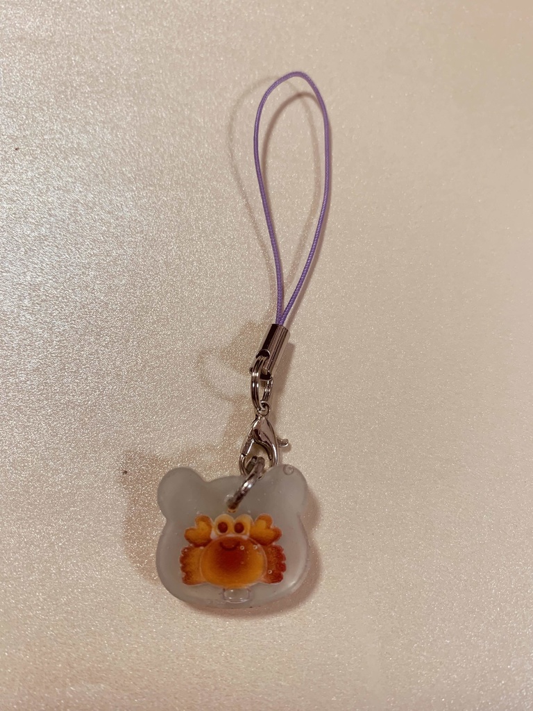 かにぱんレジンストラップ