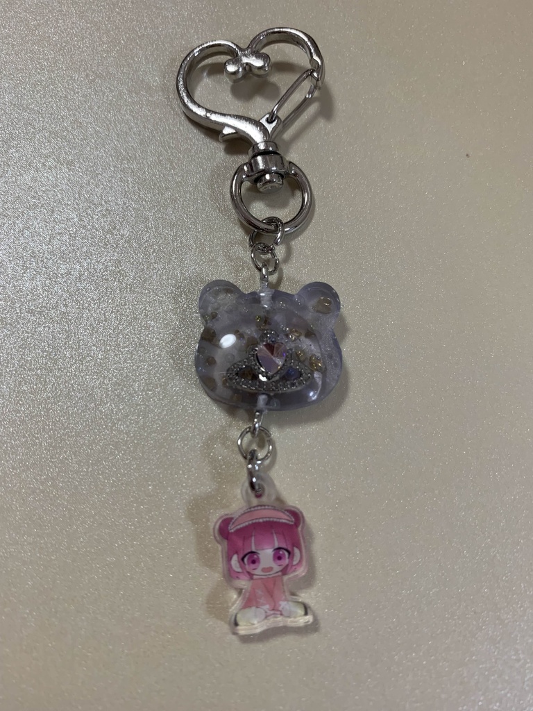 くまさんつきキーホルダー