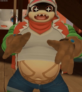 Munch VRchat avatar オリジナル3Dモデル「マンチ」