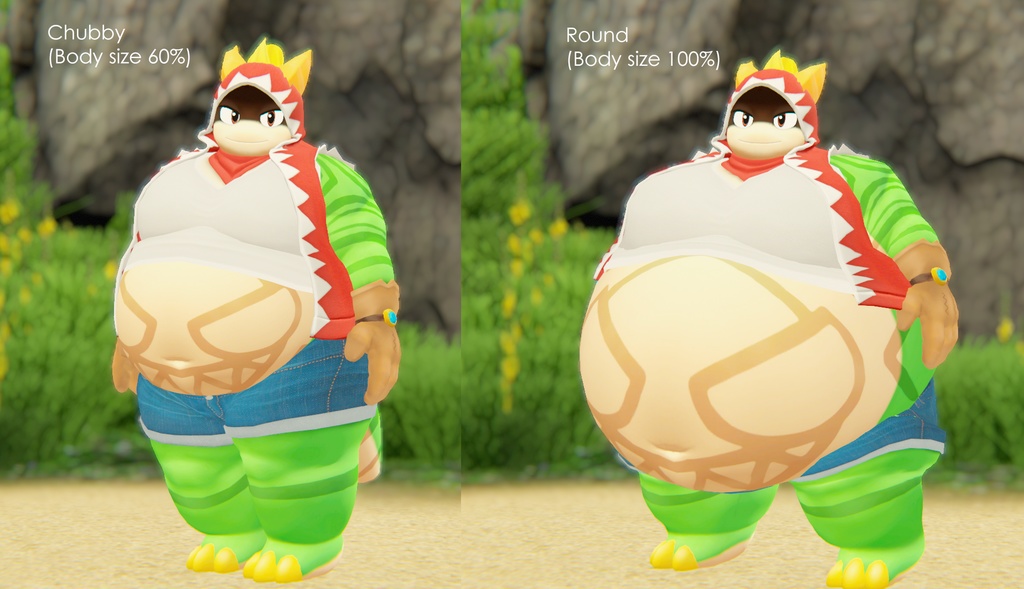 Munch VRchat avatar オリジナル3Dモデル「マンチ」