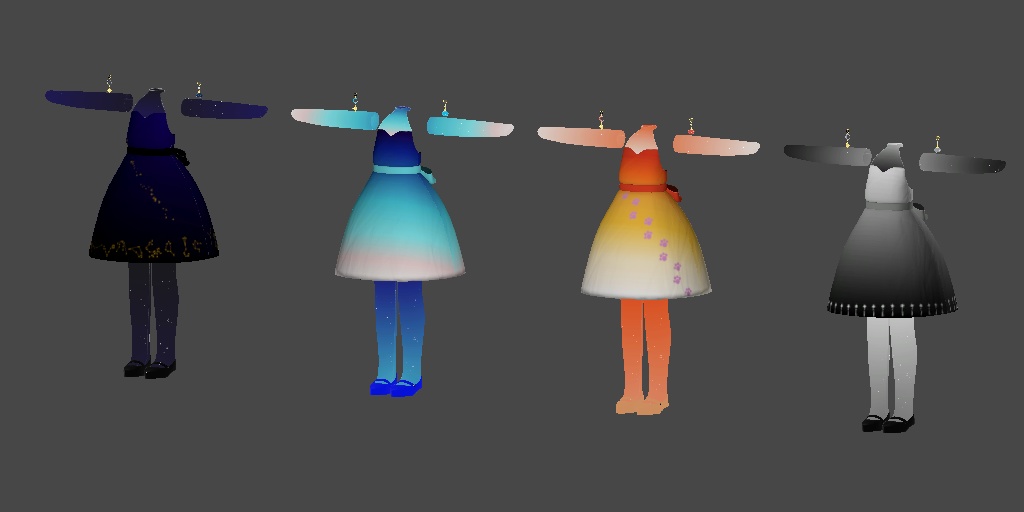 【複数アバター対応】夜恋+囚人+梅の香りフルセット