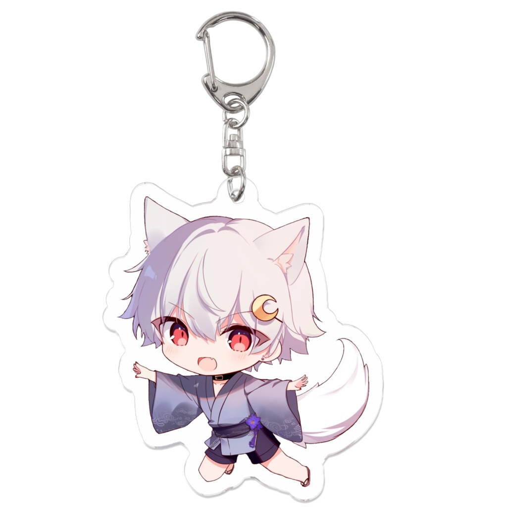 【アクキー】ヤトくんキーホルダー vol.1 『遊べ』【ヤトくんの日記念】(再販)