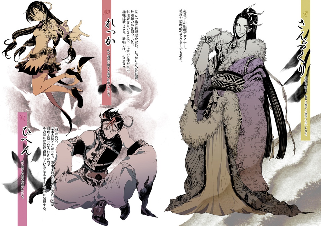 部首擬人化再録集「:radical++」