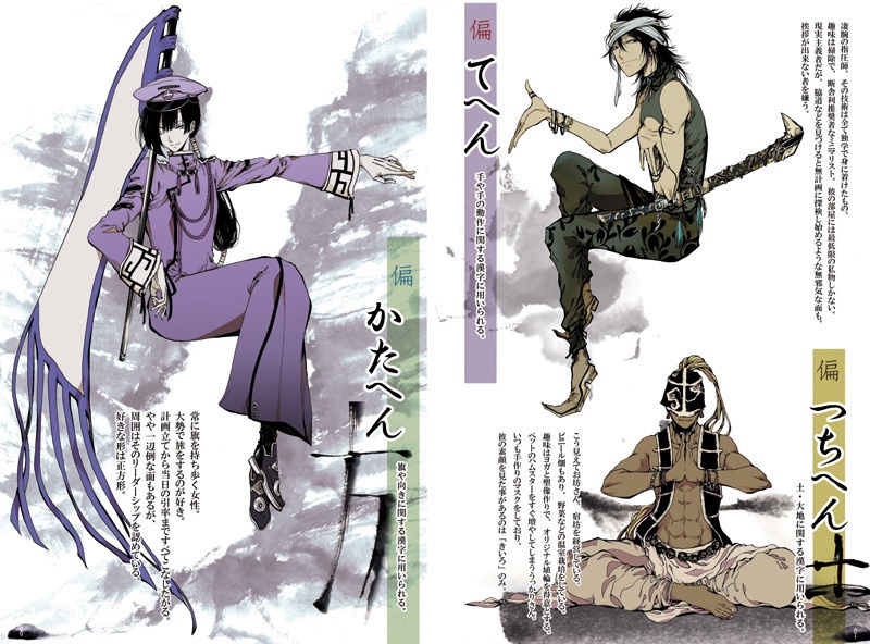 部首擬人化再録集「:radical++」