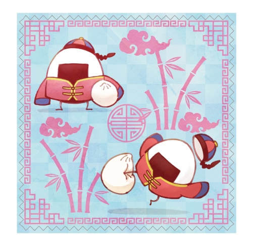 眼鏡拭き-カンフーオムず-