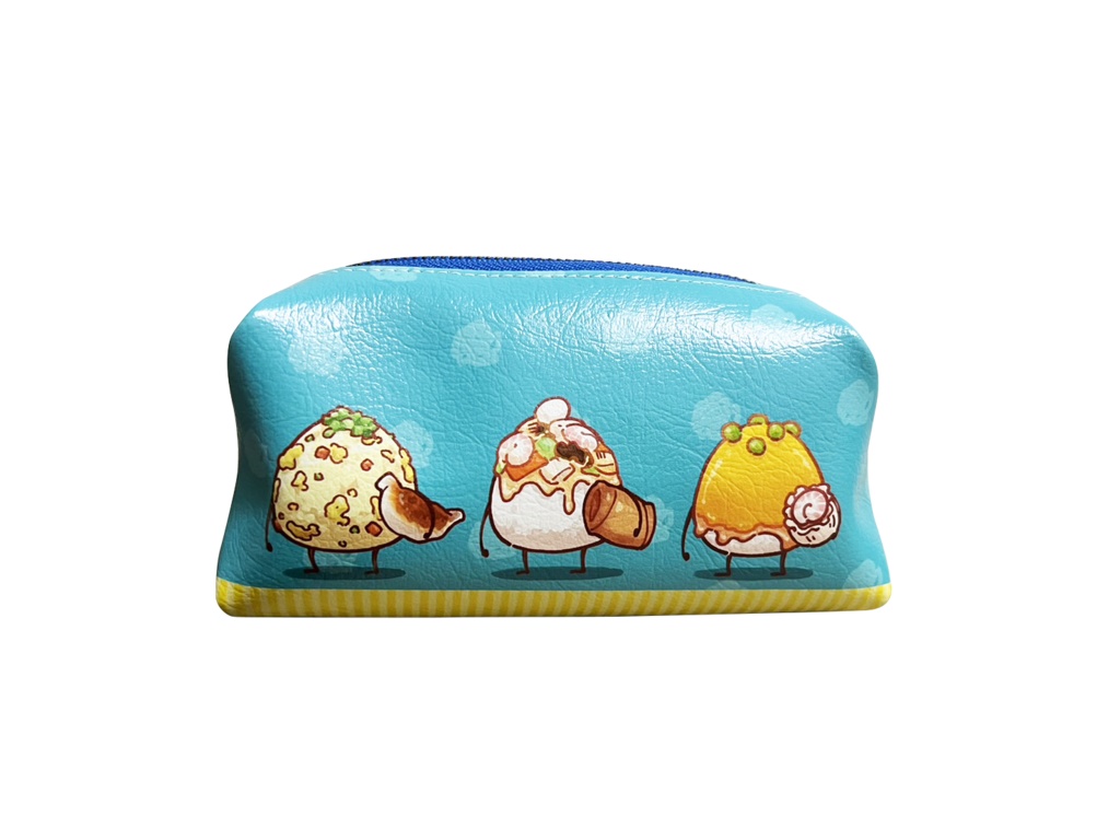 キャラメルポーチ-中華おむすび三種盛り-