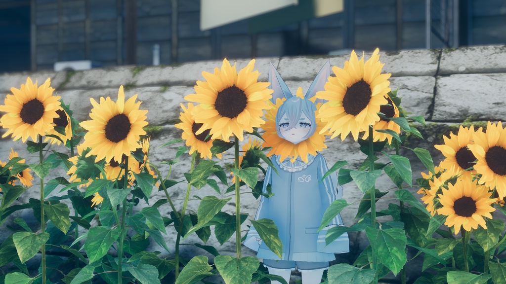 【無料】VRoid製オリジナル3Dモデル「そら-Sora-」【VRChat対応】