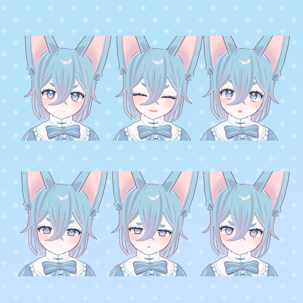 【無料】VRoid製オリジナル3Dモデル「そら-Sora-」【VRChat対応】