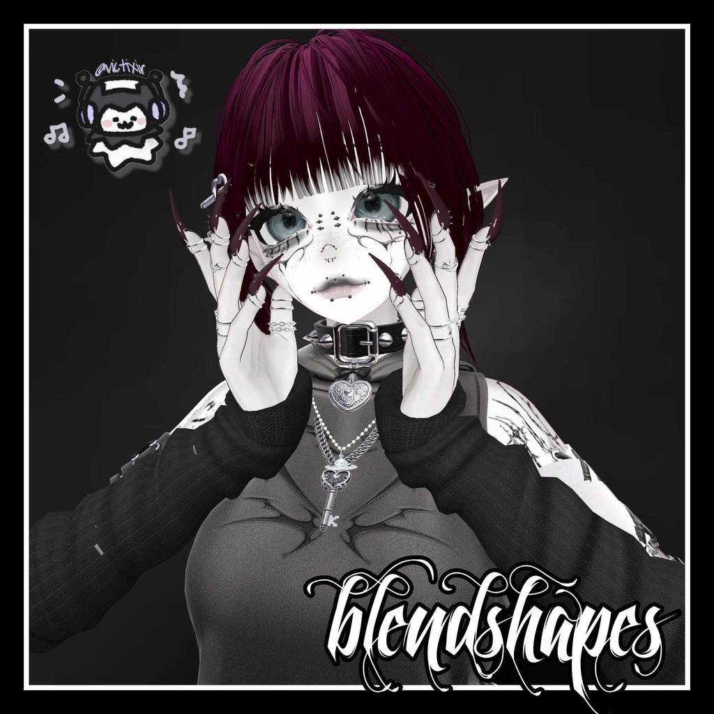 *+:｡.｡ 【 Lumina / ルミナ 】Face Blendhsapes 