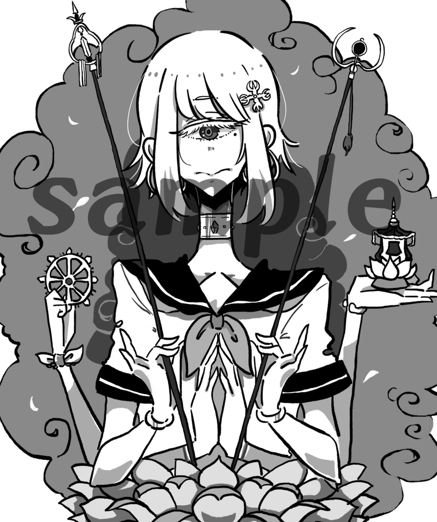 神々しい単眼Tシャツ