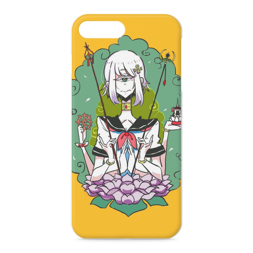 神々しい単眼ちゃんiPhoneケース（８と７のPlus）