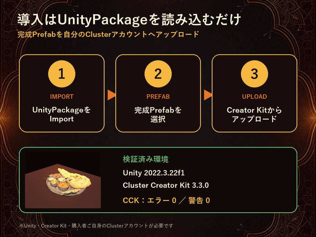 【Cluster対応】持つと喋る!おしゃべりナンセット|渋い男性ボイス・UnityPackage
