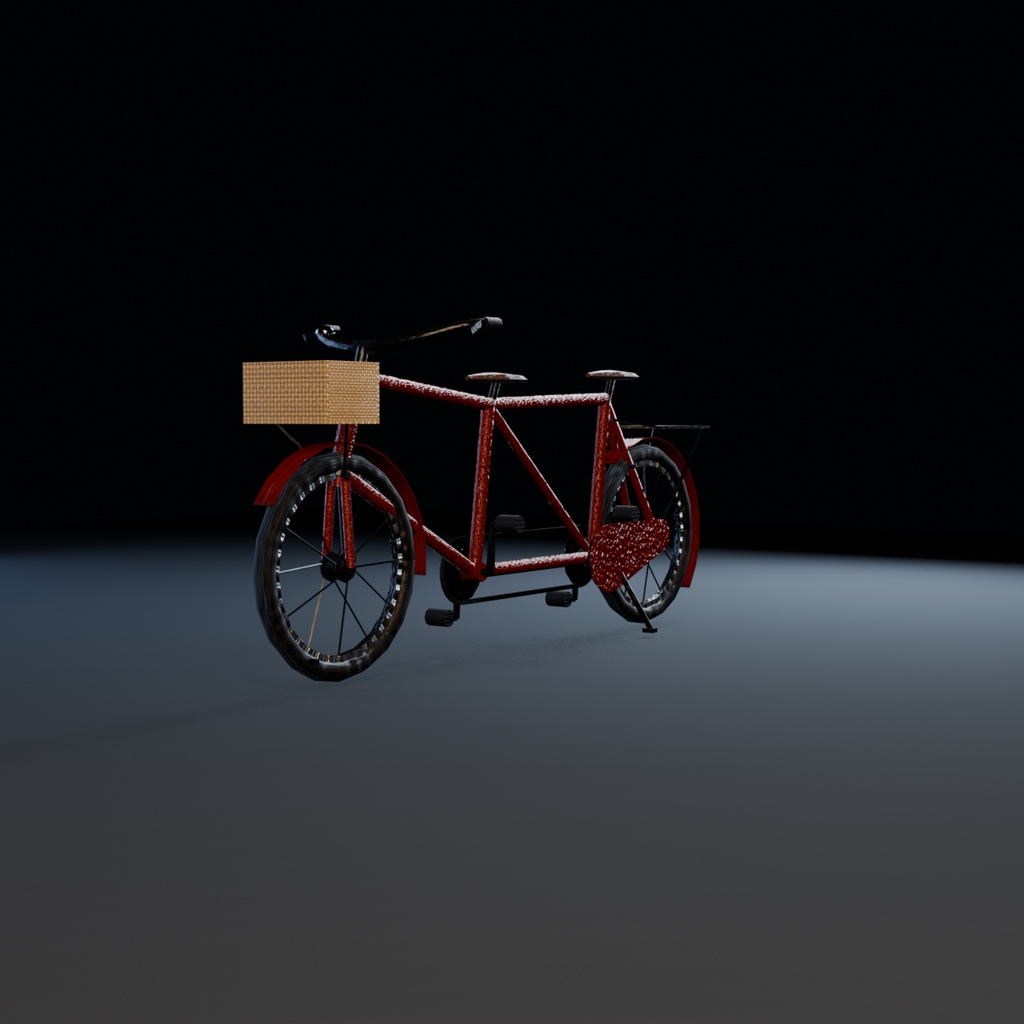 【Unity・cluster対応】タンデム自転車 / Tandem Bicycle