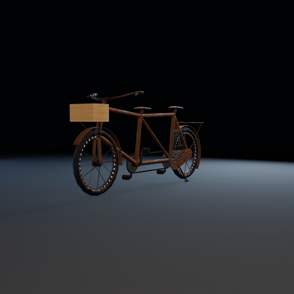 【Unity・cluster対応】タンデム自転車 / Tandem Bicycle