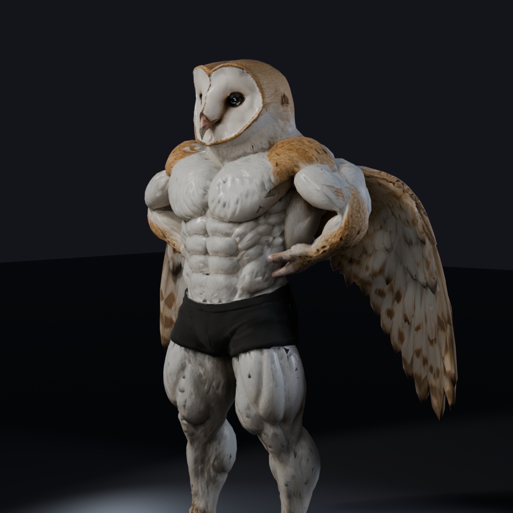 マッスルメンフクロウ / MUSCLE BARN OWL