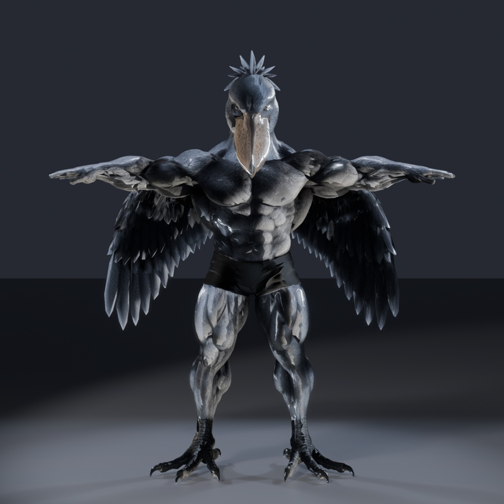 マッスルハシビロコウ / MUSCLE SHOEBILL