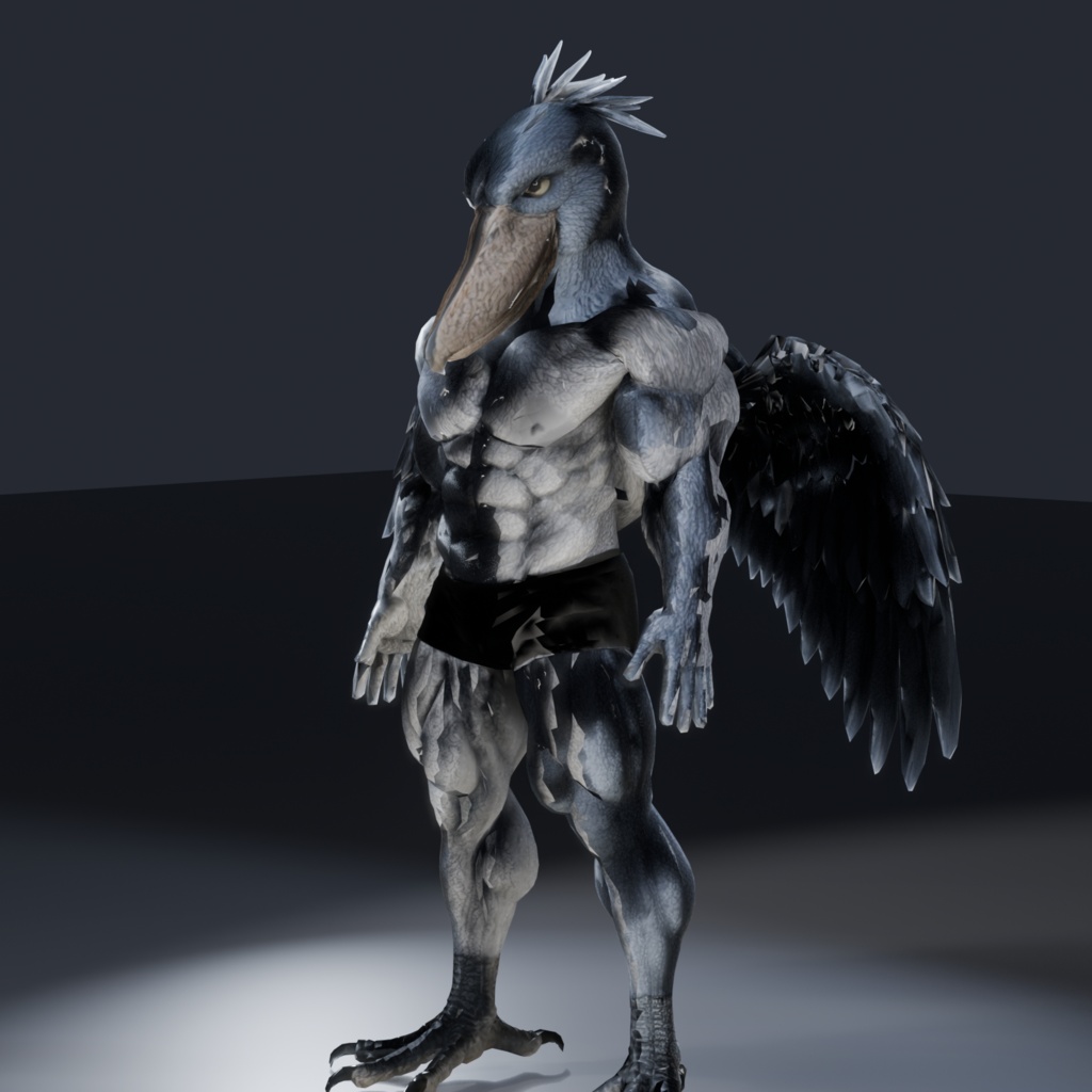 マッスルハシビロコウ / MUSCLE SHOEBILL