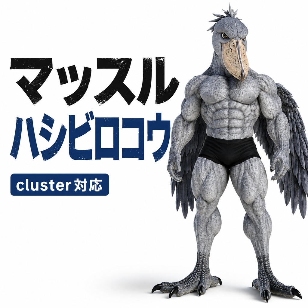 マッスルハシビロコウ / MUSCLE SHOEBILL