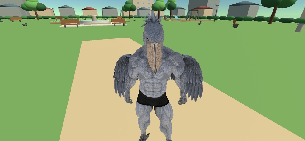 マッスルハシビロコウ / MUSCLE SHOEBILL